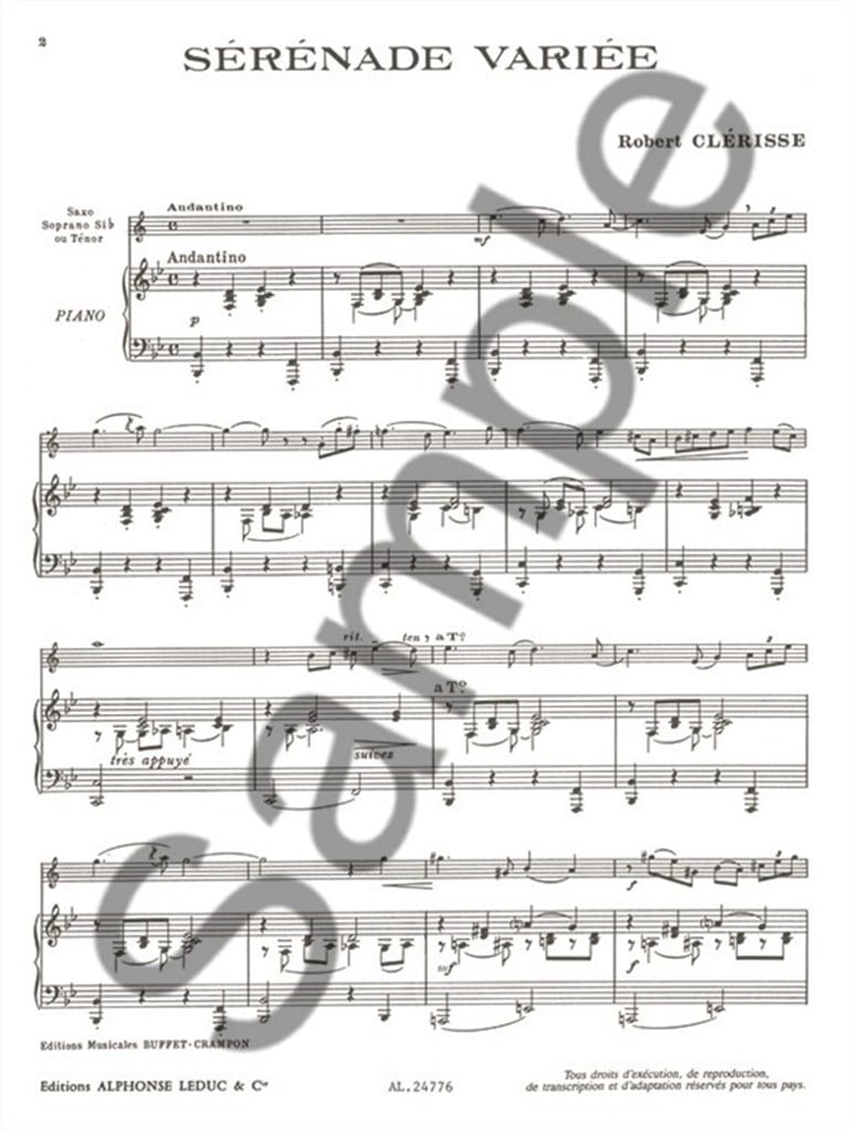 Serenade Variee